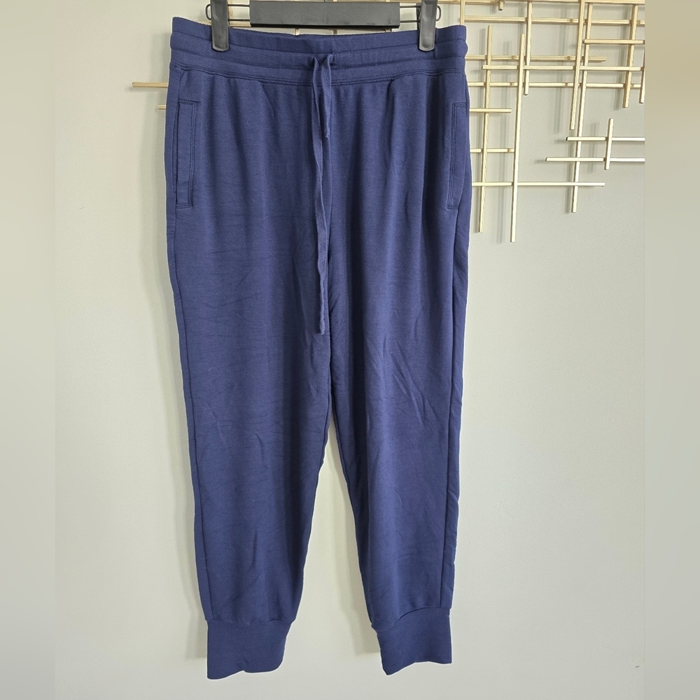 Fabletics Luxe Terry Navy Blue Joggers​
